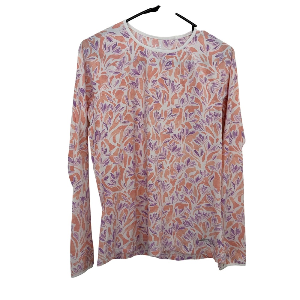 Solumbra Shirt Womens Small Watershade Rash Guard Sun Protection Long Sleeve Top